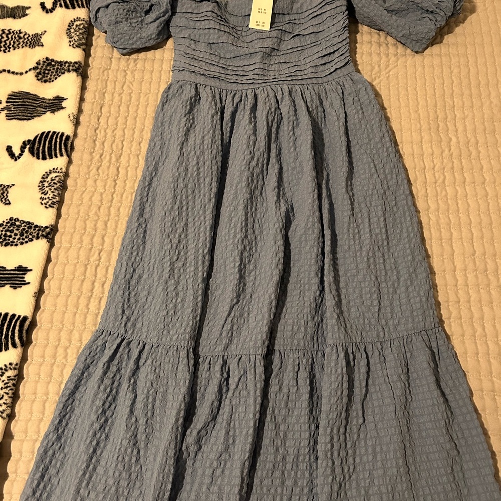 Abercrombie & Fitch Blue Maxi Dress